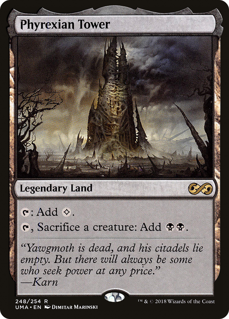 Phyrexian Tower (UMA-248) [Ultimate Masters] Foil MTG Single Wizards of the Coast