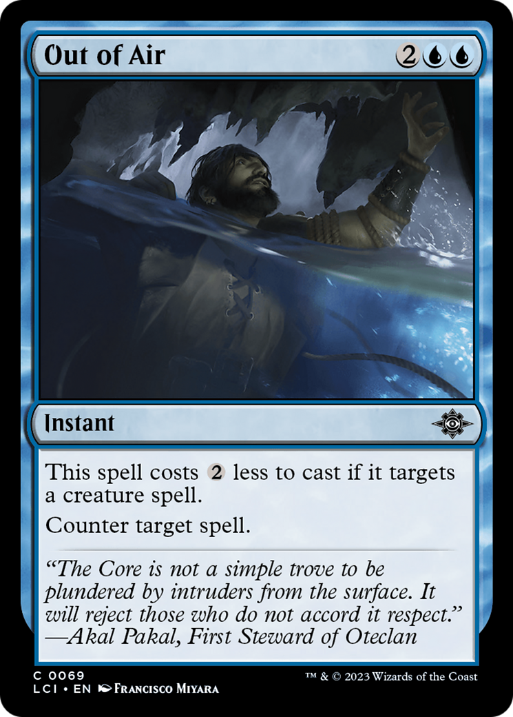 Out of Air (LCI-069) [The Lost Caverns of Ixalan] Foil MTG Single Wizards of the Coast