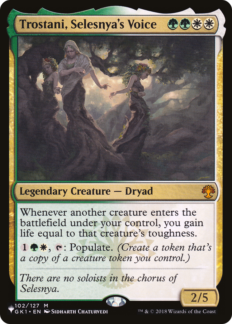 Trostani, Selesnya's Voice (LIST-102/127) [Mystery Booster] The List MTG Single Wizards of the Coast