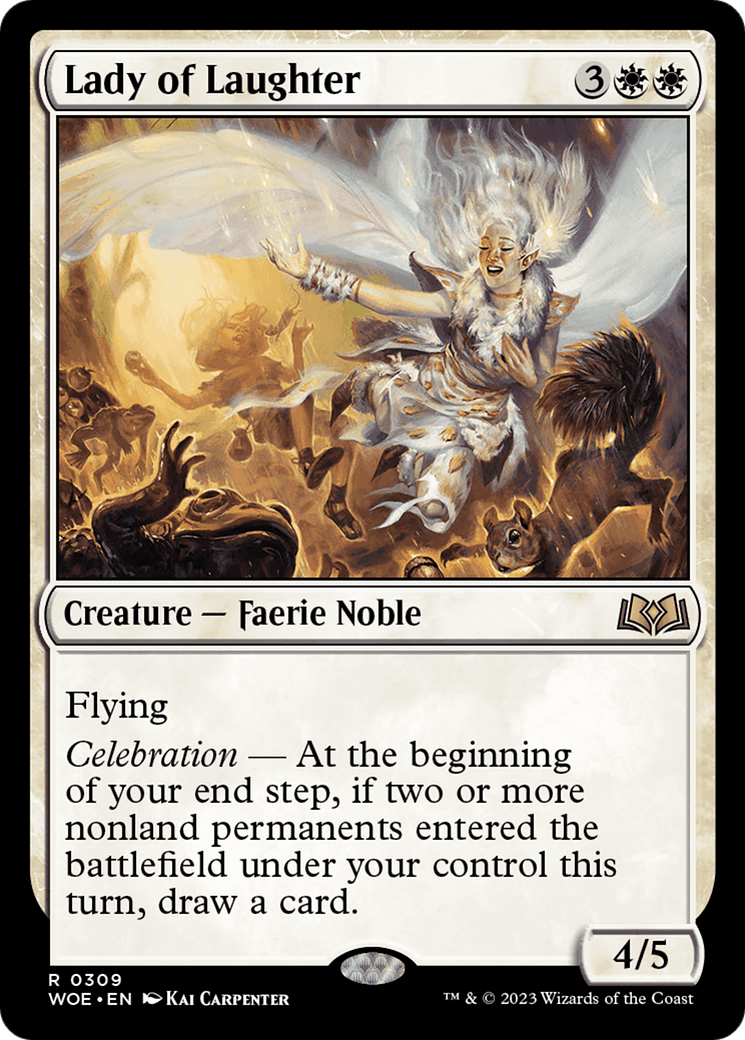 Lady of Laughter (WOE-309) [Wilds of Eldraine] MTG Single Wizards of the Coast