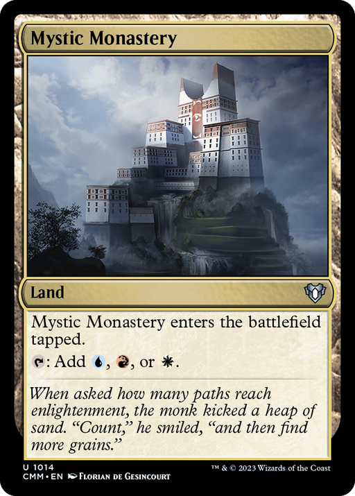 Mystic Monastery (CMM-1014) [Commander Masters] MTG Single Wizards of the Coast