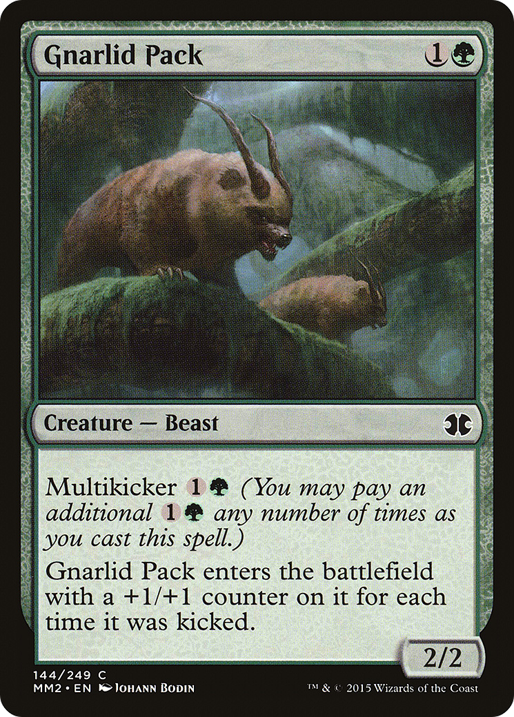 Gnarlid Pack (MM2-144) [Modern Masters 2015] MTG Single Modern Masters 2015