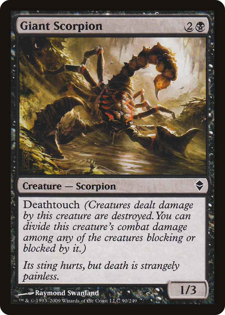 Giant Scorpion (ZEN-090) [Zendikar] MTG Single Wizards of the Coast