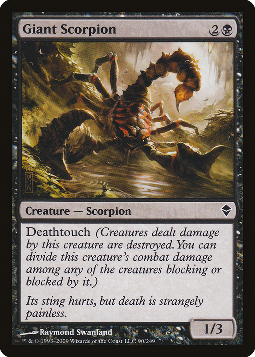 Giant Scorpion (ZEN-090) [Zendikar] MTG Single Wizards of the Coast