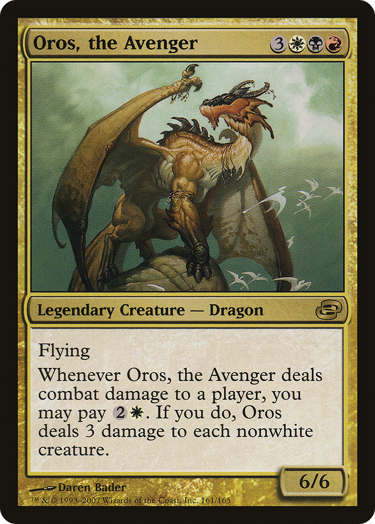 Oros, the Avenger (PLC-161) [Planar Chaos] MTG Single Planar Chaos