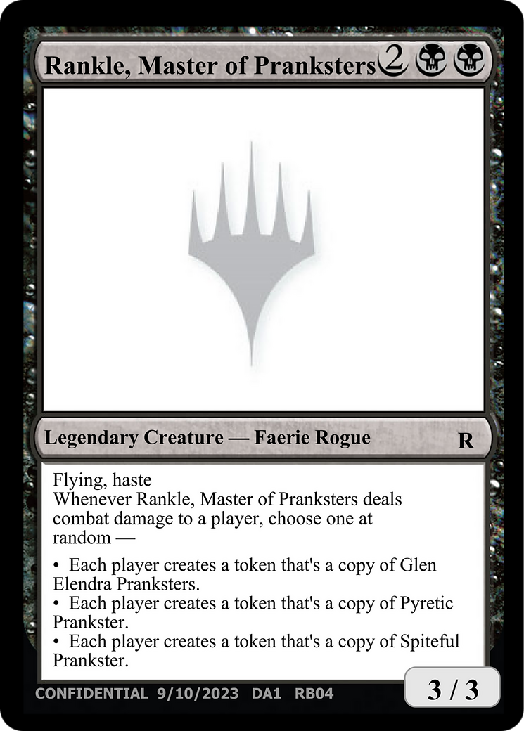 Rankle, Master of Pranksters (UNK-RB04E) [Misc] Unknown Event MTG Single Wizards of the Coast