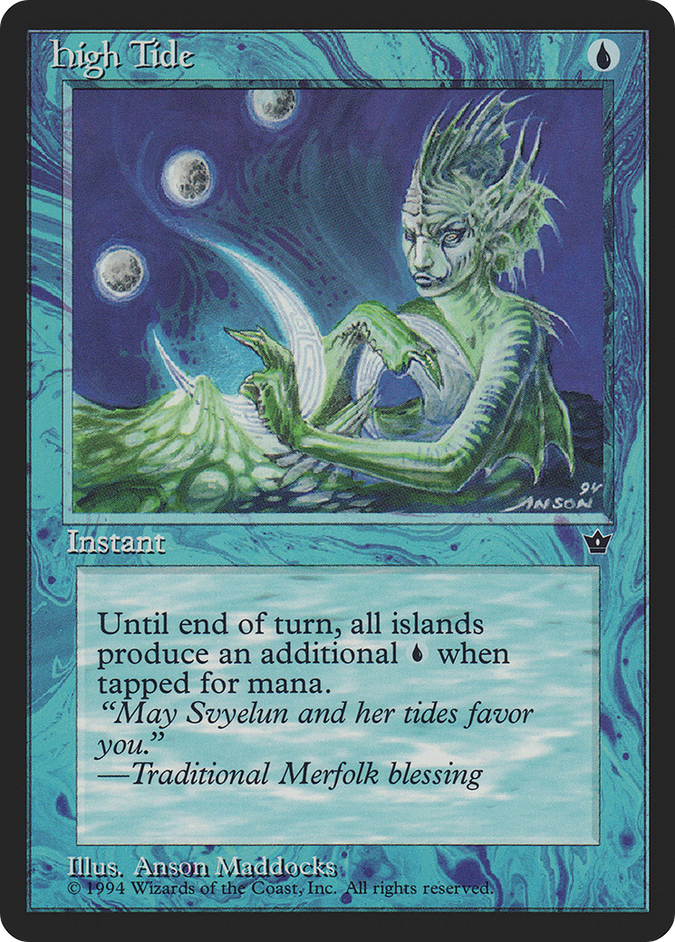 High Tide (Maddocks) (FEM-) [Fallen Empires] MTG Single Wizards of the Coast