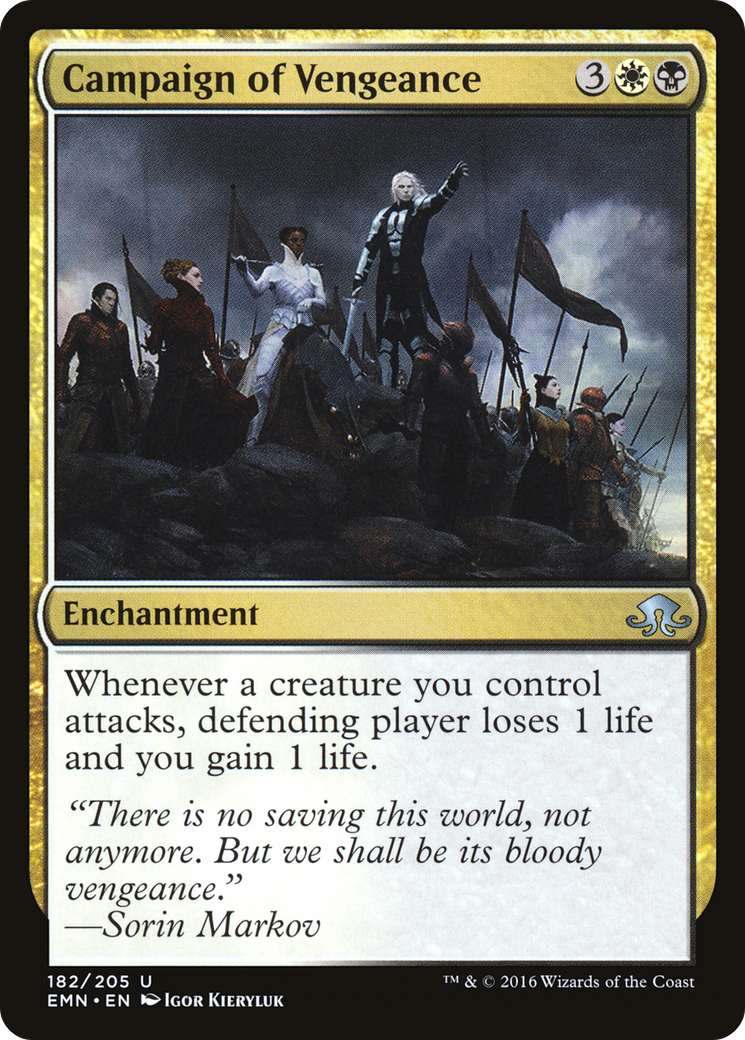 Campaign of Vengeance (EMN-182) [Eldritch Moon] MTG Single Wizards of the Coast