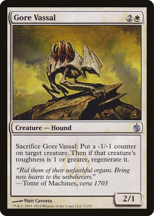 Gore Vassal (MBS-007) [Mirrodin Besieged] MTG Single Wizards of the Coast