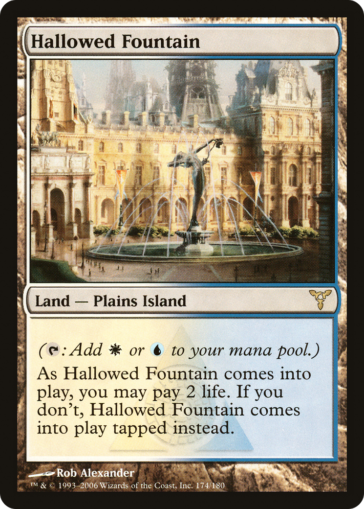 Hallowed Fountain [Dissension] MTG Single Magic: The Gathering