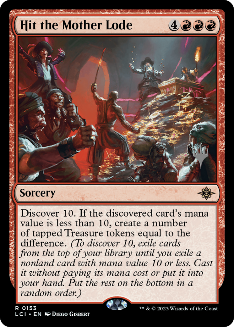 Hit the Mother Lode (PPLCI-153) [The Lost Caverns of Ixalan Promos] Foil MTG Single Wizards of the Coast