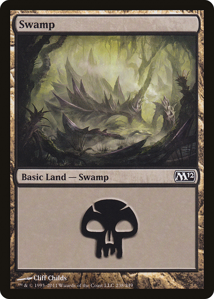 Swamp (M12-238) [Magic 2012] MTG Single Wizards of the Coast