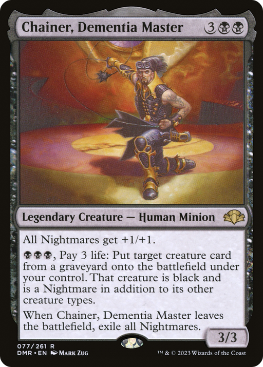 Chainer, Dementia Master (DMR-077) [Dominaria Remastered] Foil MTG Single Wizards of the Coast