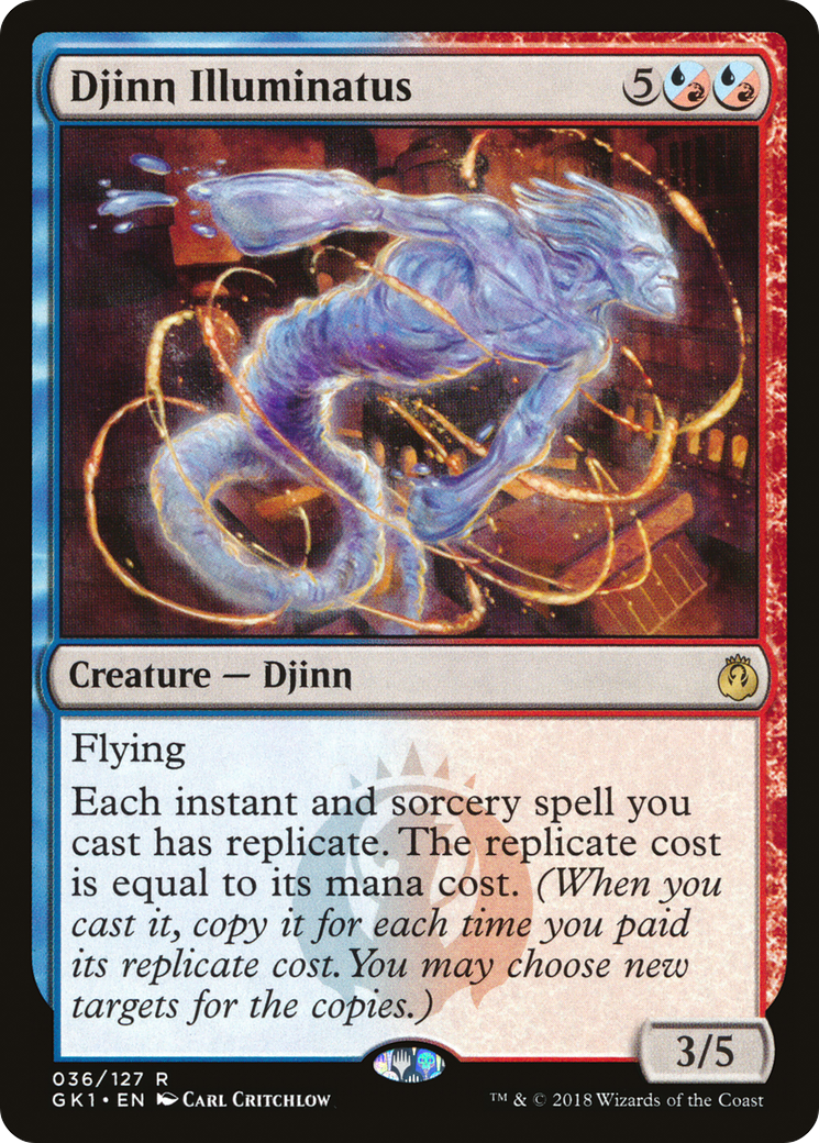 Djinn Illuminatus (GR1-036) [Misc] GRN Guild Kit MTG Single Wizards of the Coast