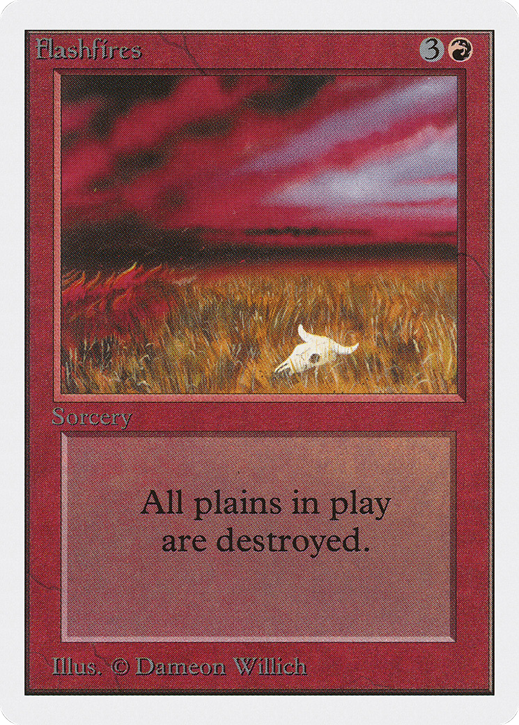 Flashfires (2ED-152) [Oldschool] Unlimited Edition MTG Single Wizards of the Coast