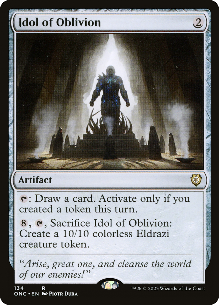 Idol of Oblivion (ONC-134) [Phyrexia: All Will Be One Commander] MTG Single Wizards of the Coast