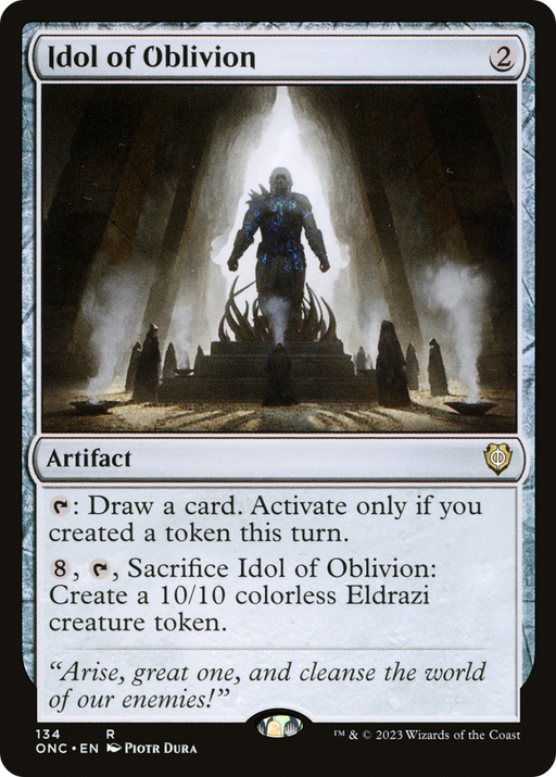 Idol of Oblivion (ONC-134) [Phyrexia: All Will Be One Commander] MTG Single Wizards of the Coast