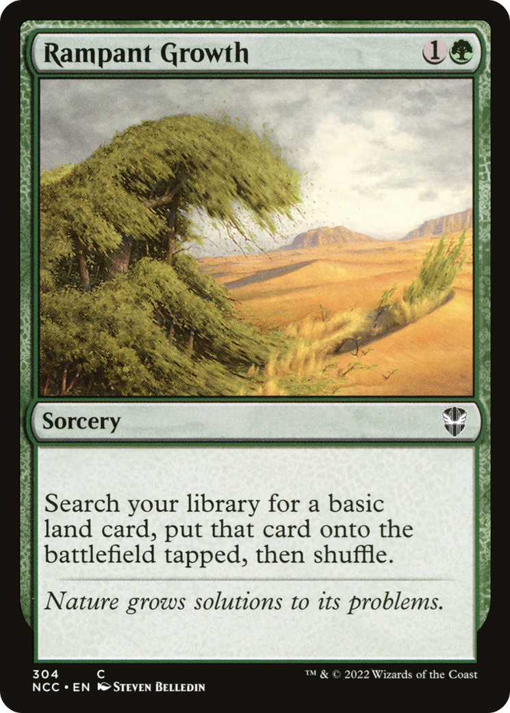 Rampant Growth (NCC-304) [New Capenna Commander] MTG Single Wizards of the Coast