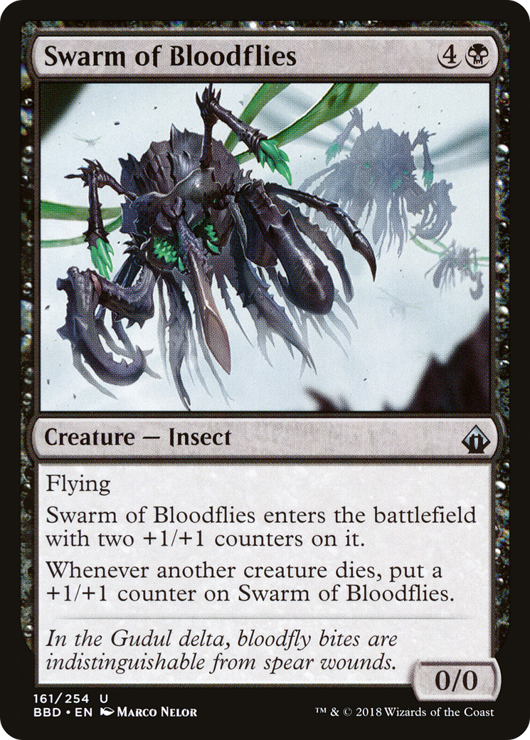 Swarm of Bloodflies (BBD-161) [Battlebond] MTG Single Wizards of the Coast