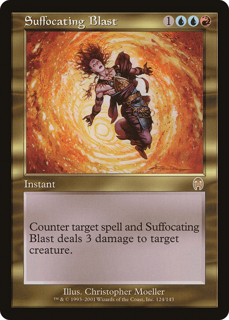 Suffocating Blast (APC-124) [Apocalypse] Foil MTG Single Wizards of the Coast