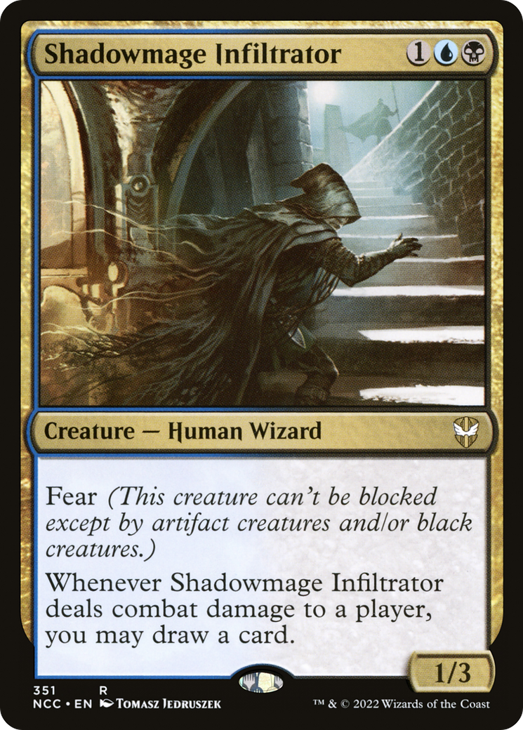 Shadowmage Infiltrator (NCC-351) [New Capenna Commander] MTG Single Wizards of the Coast