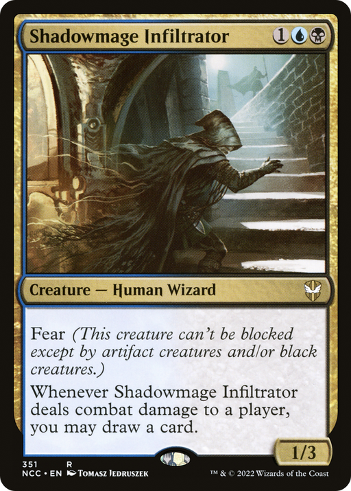 Shadowmage Infiltrator (NCC-351) [New Capenna Commander] MTG Single Wizards of the Coast