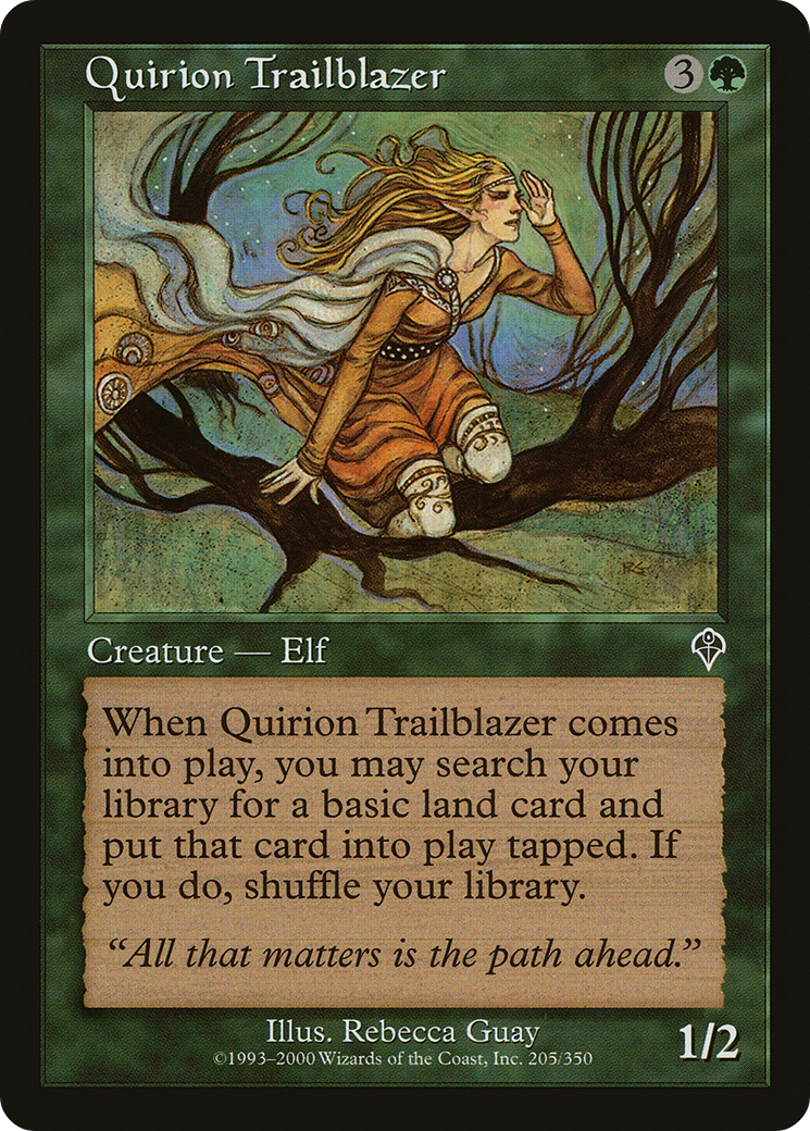 Quirion Trailblazer (INV-205) [Invasion] Foil MTG Single Wizards of the Coast