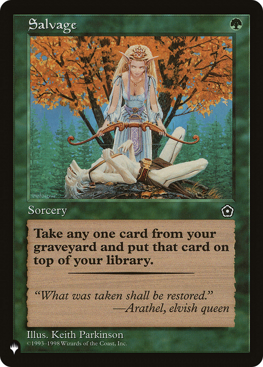 Salvage (LIST-P02-145) [Mystery Booster] The List MTG Single Wizards of the Coast
