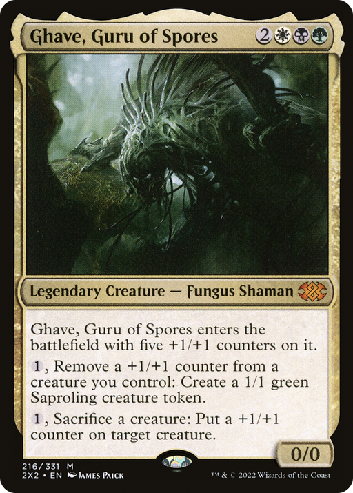 Ghave, Guru of Spores (2X2-216) [Double Masters 2022] MTG Single Wizards of the Coast