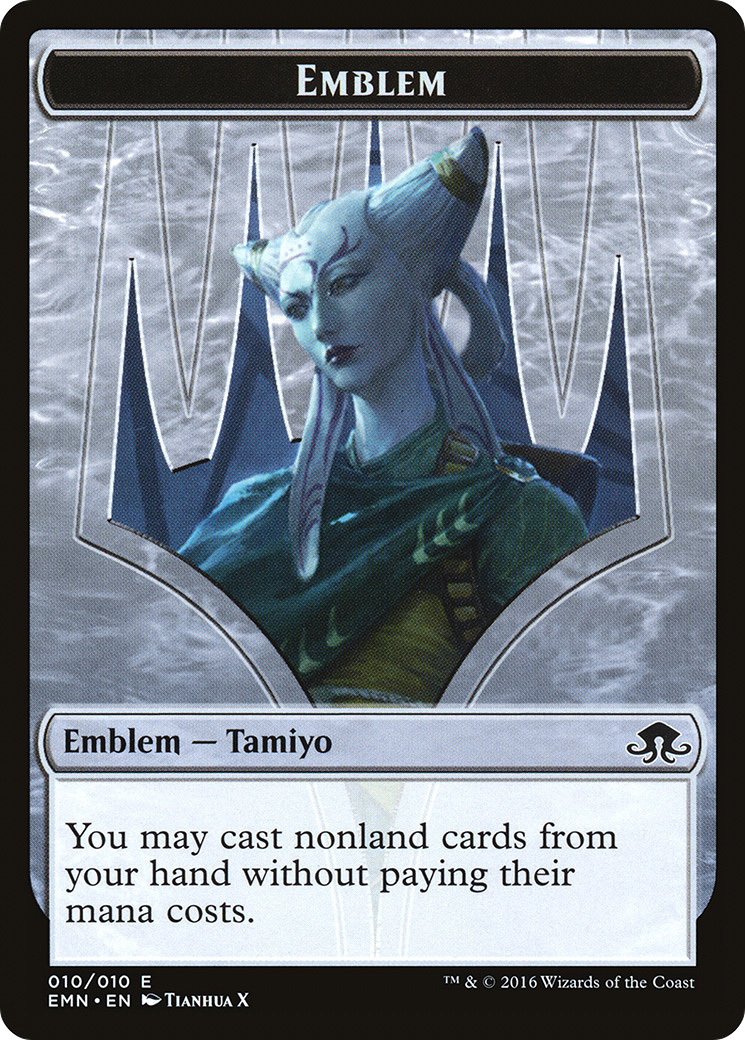 Emblem - Tamiyo, Field Researcher (EMN-010) [Tokens] Eldritch Moon Tokens MTG Single Wizards of the Coast