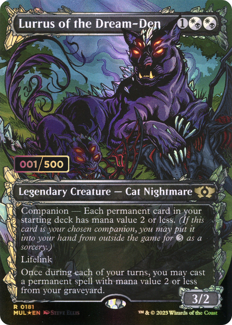 Lurrus of the Dream-Den (MUL-181Z) [Multiverse Legends] (Showcase) (Borderless) Foil MTG Single Wizards of the Coast
