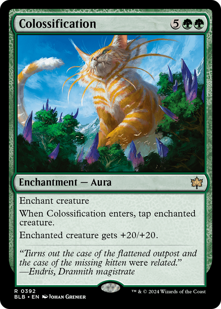 Colossification (BLB-392) [Bloomburrow] MTG Single Wizards of the Coast