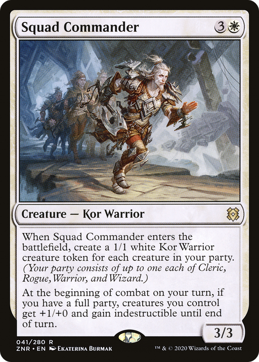 Squad Commander (ZNR-041) [Zendikar Rising] MTG Single Wizards of the Coast