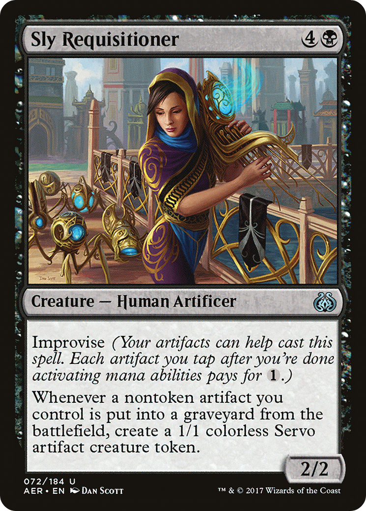 Sly Requisitioner (AER-072) [Aether Revolt] Foil MTG Single Wizards of the Coast