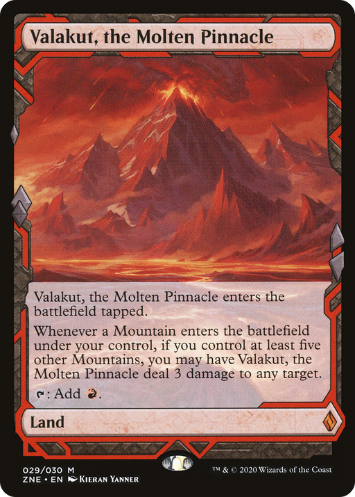 Valakut, the Molten Pinnacle (ZNE-029) [Zendikar Rising Expeditions] MTG Single Wizards of the Coast