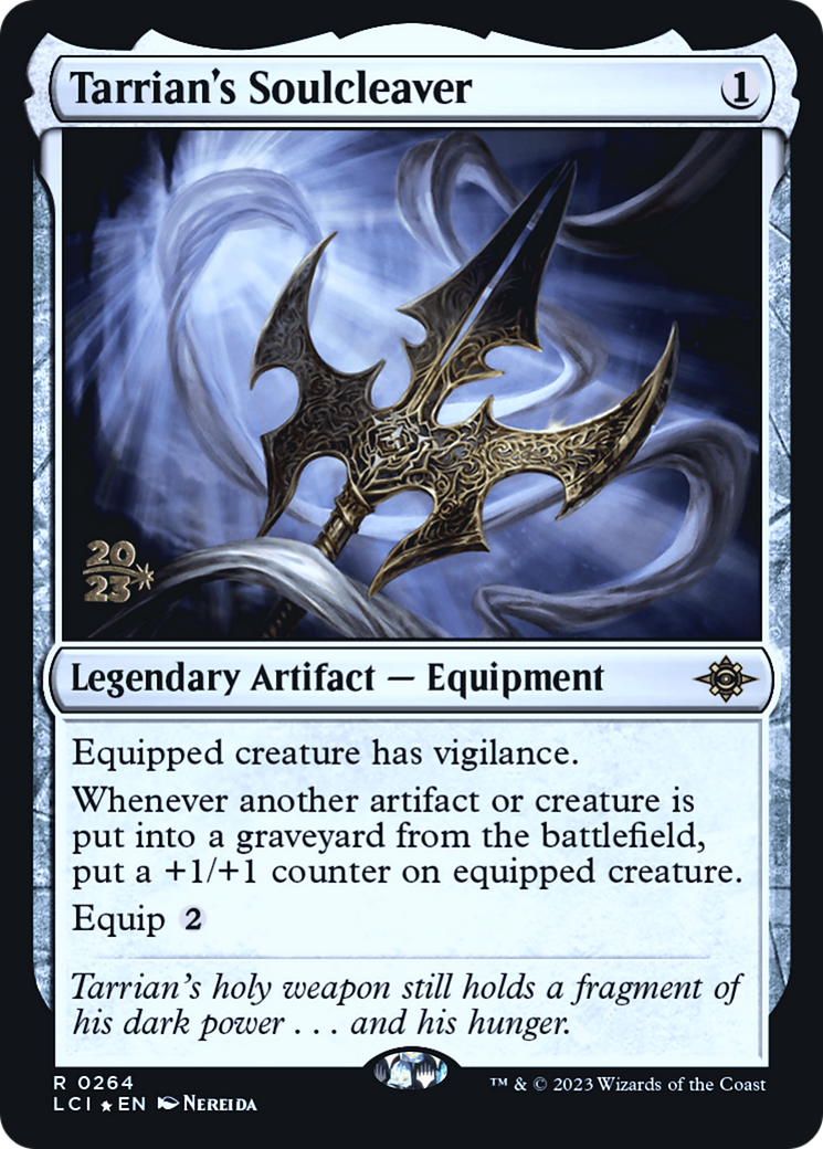 Tarrian's Soulcleaver (PRE-264) [The Lost Caverns of Ixalan Promos] Foil MTG Single Wizards of the Coast