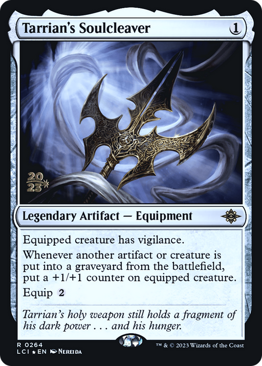Tarrian's Soulcleaver (PRE-264) [The Lost Caverns of Ixalan Promos] Foil MTG Single Wizards of the Coast