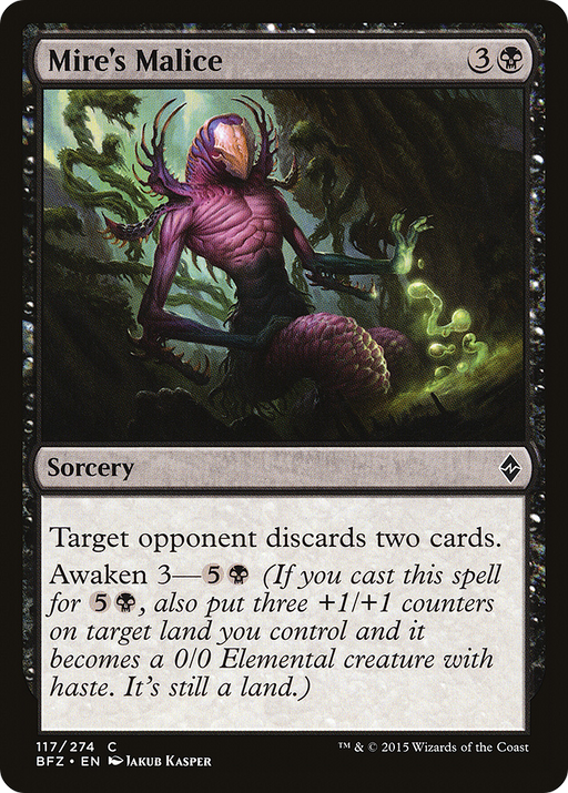 Mire's Malice (BFZ-117) [Battle for Zendikar] MTG Single Wizards of the Coast