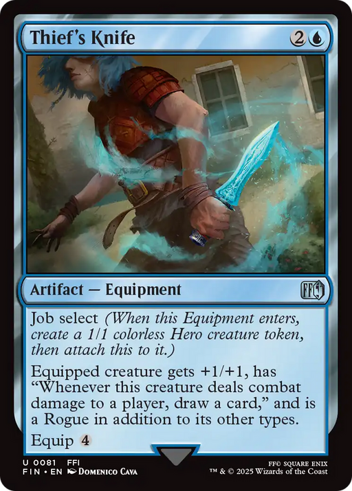 Thief's Knife (FIN-081) [FINAL FANTASY] MTG Single Wizards of the Coast