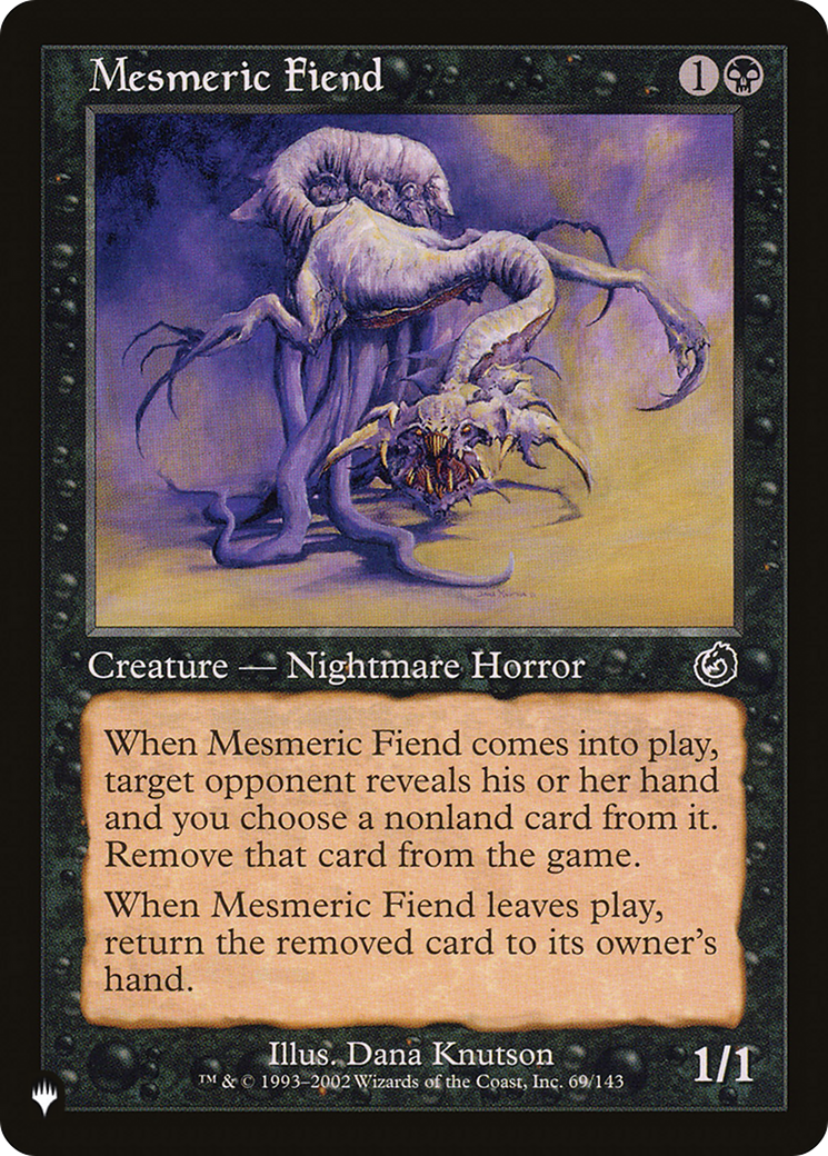 Mesmeric Fiend (LIST-TOR-69) [Mystery Booster] The List MTG Single Wizards of the Coast