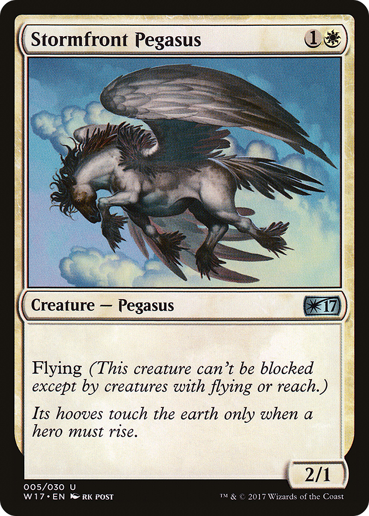 Stormfront Pegasus (W17-005) [Misc] Welcome Deck 2017 MTG Single Wizards of the Coast