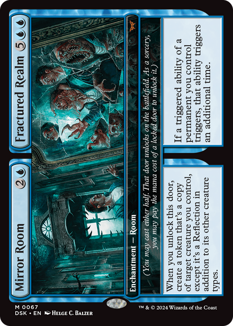 Mirror Room // Fractured Realm (DSK-067) [Duskmourn: House of Horror] MTG Single Wizards of the Coast
