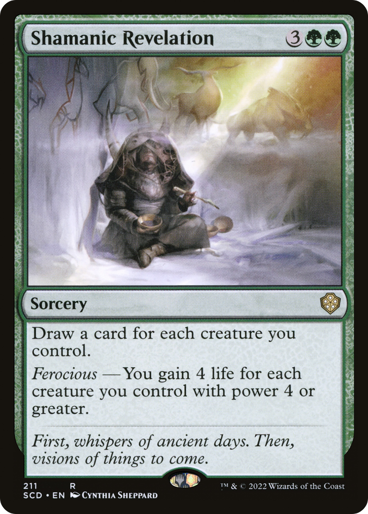 Shamanic Revelation (SCD-211) [Starter Commander Decks] MTG Single Wizards of the Coast