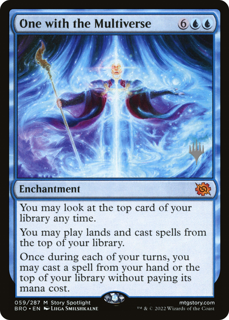 One with the Multiverse (PPBRO-059) [The Brothers' War Promos] Foil MTG Single Wizards of the Coast