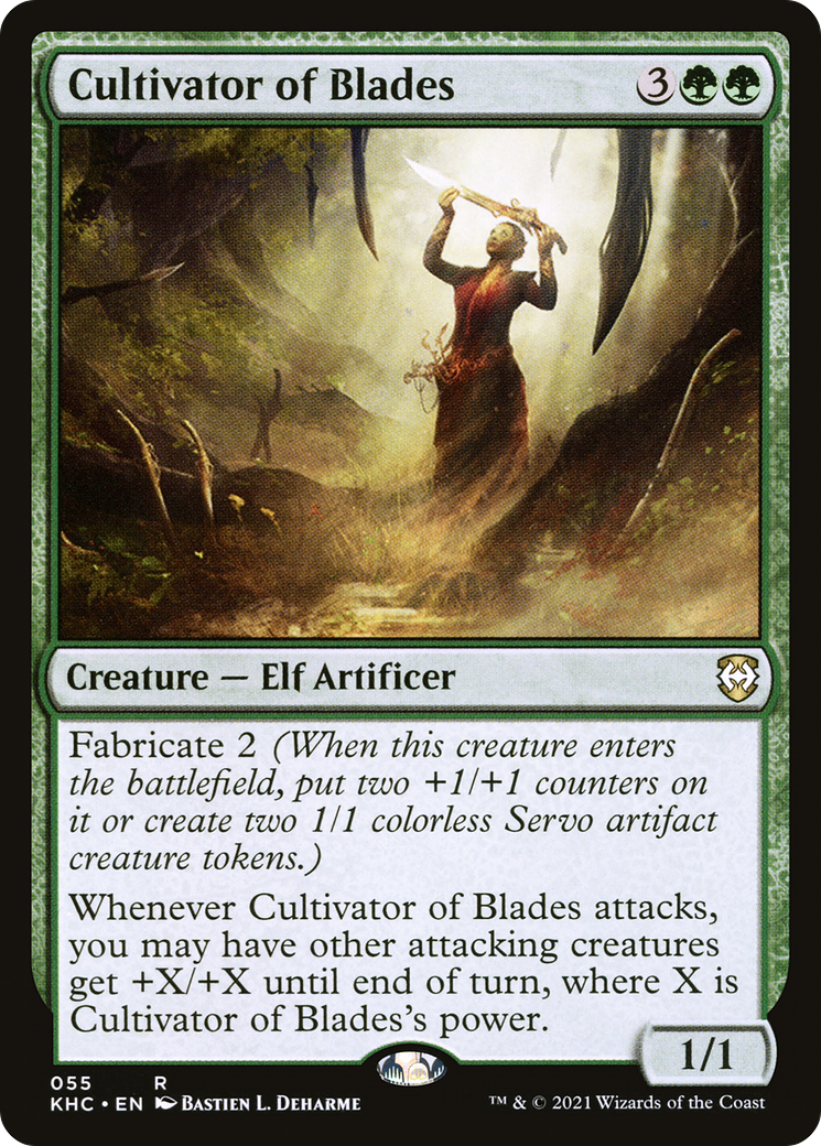 Cultivator of Blades (KHC-055) [Kaldheim Commander] MTG Single Wizards of the Coast