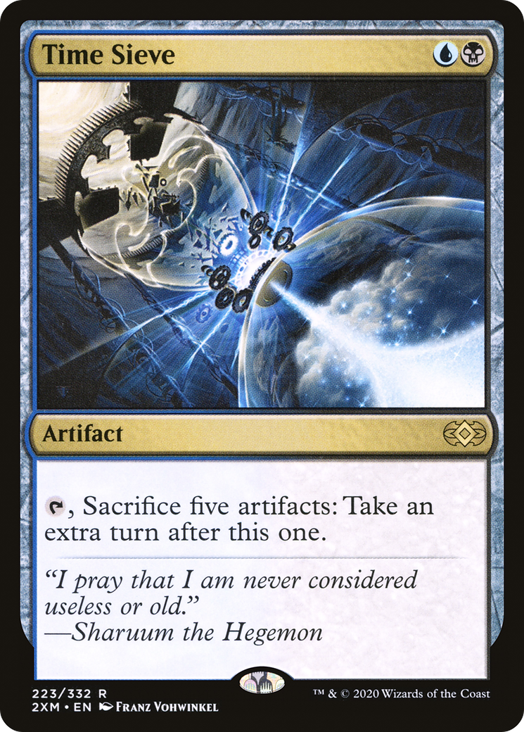 Time Sieve (2XM-223) [Double Masters] Foil MTG Single Wizards of the Coast