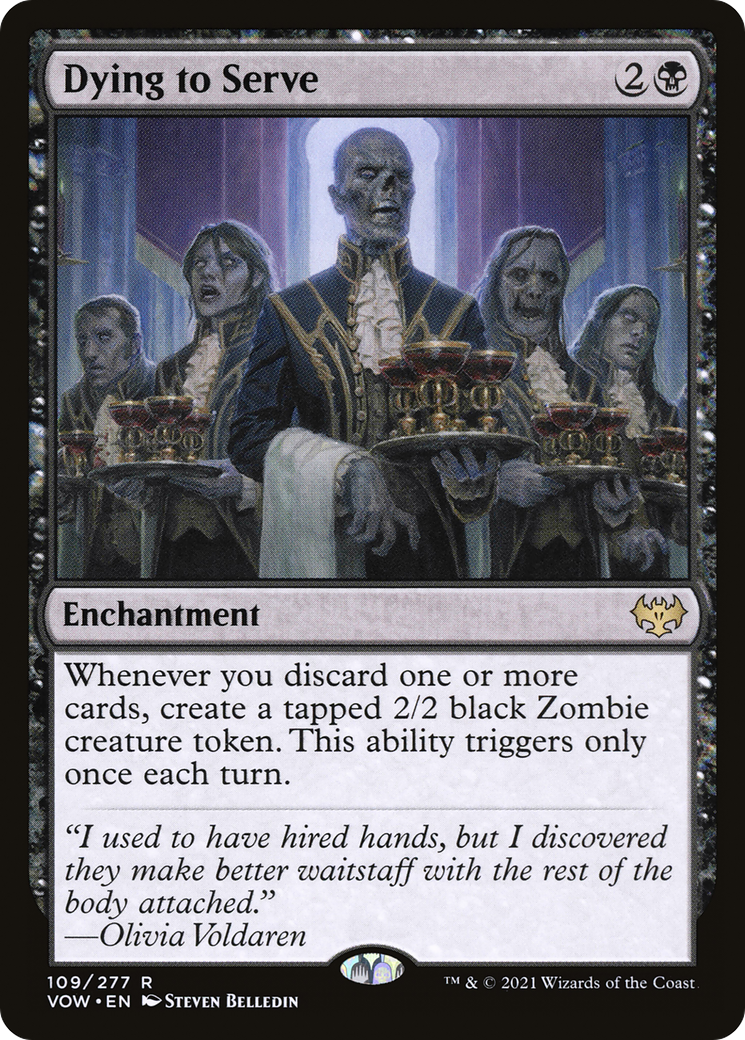 Dying to Serve (VOW-109) [Innistrad: Crimson Vow] MTG Single Wizards of the Coast