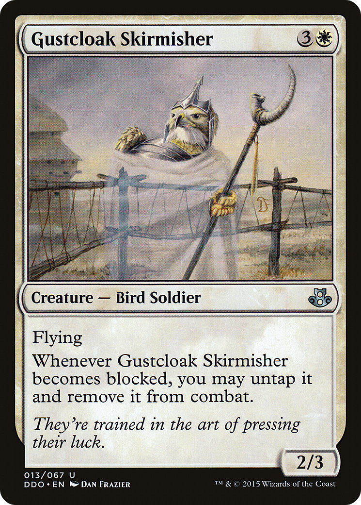 Gustcloak Skirmisher (DDO-013) [Misc] Duel Decks: Elspeth vs. Kiora MTG Single Wizards of the Coast