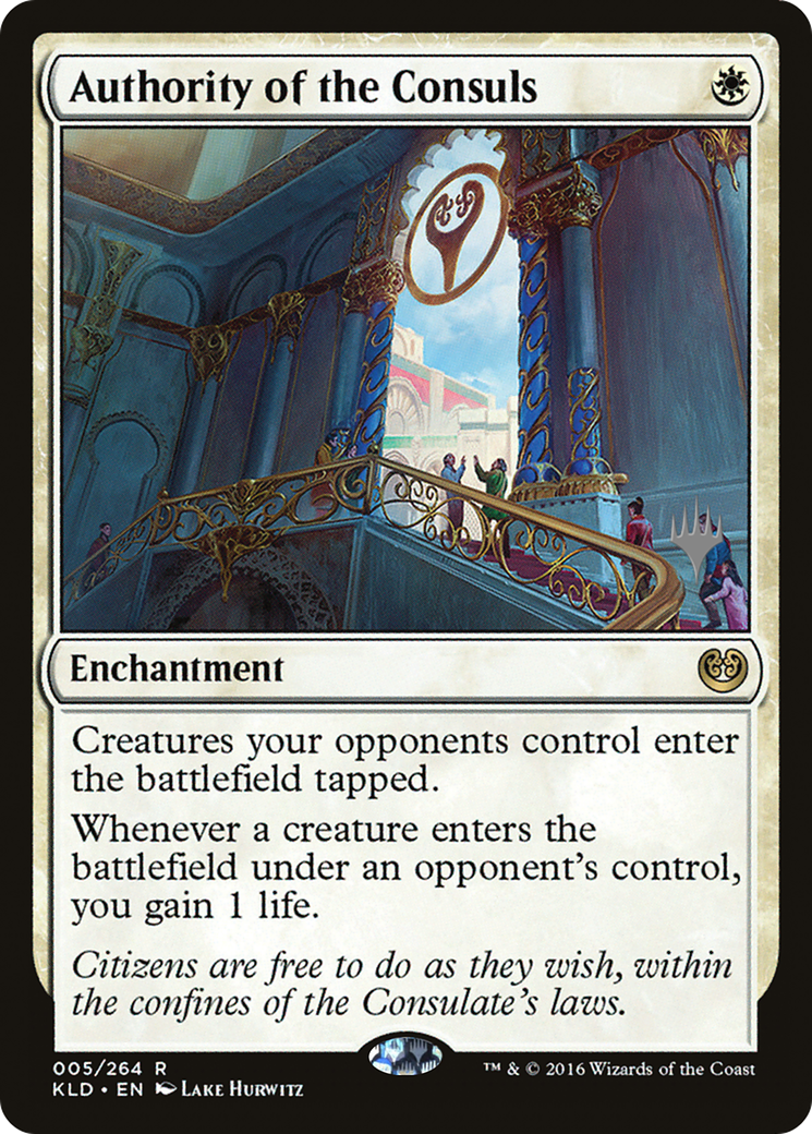 Authority of the Consuls (PPM21-005) [Kaladesh Promos] Foil MTG Single Wizards of the Coast