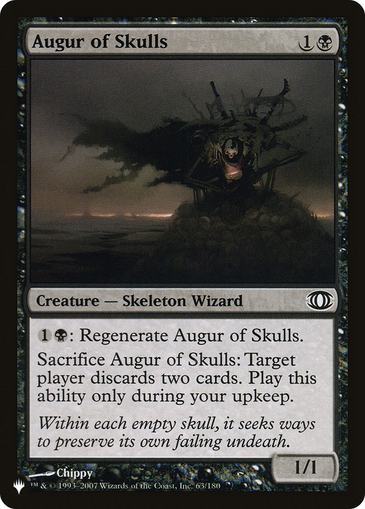 Augur of Skulls (LIST-FUT-63) [Mystery Booster] The List MTG Single Wizards of the Coast